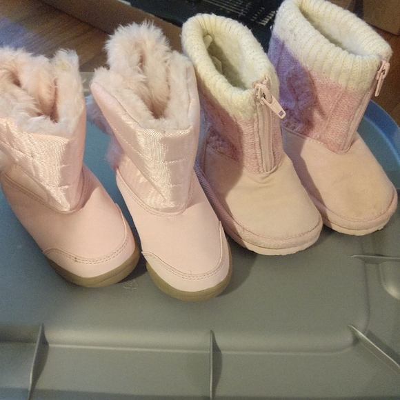 Faded Glory Other - Pink Fur-Lined Baby Boots